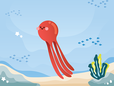 Under The Sea. design graphic design illustration vector
