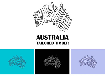 Australia Tailored Timber Logo branding design graphic design illustration logo logo design vector