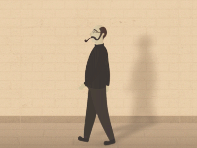 Almost there! after animation character cycle design effects gif illustration walk