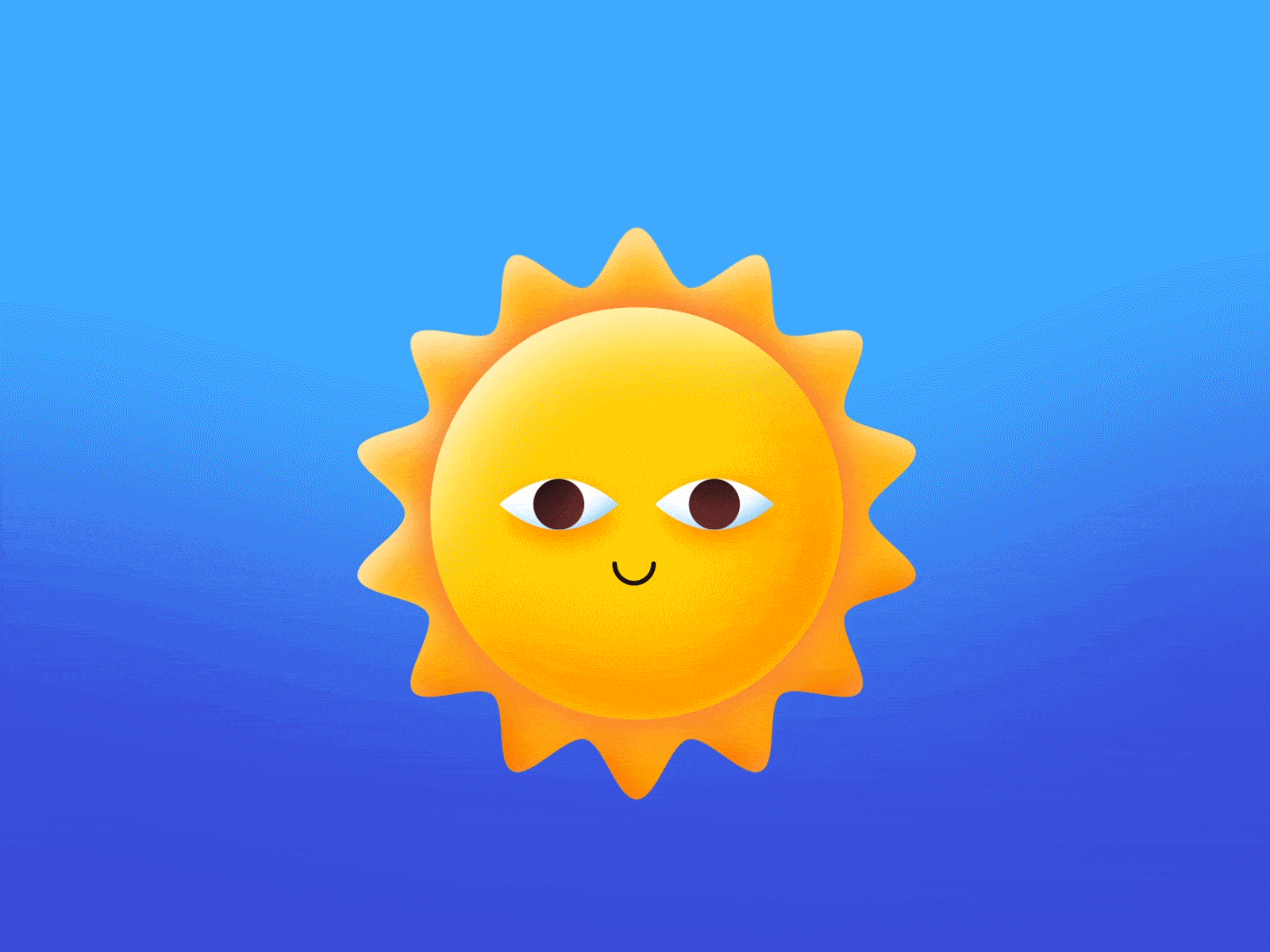 Sun 🌞 after effects character happy illustration summer sun sunshine texture