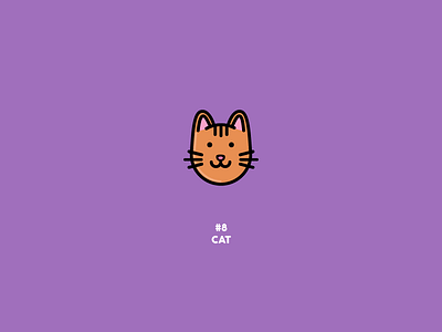 #8 Cat design graphics icon illustration vector