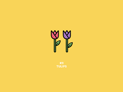 #11 Tulip design graphics icon illustration vector