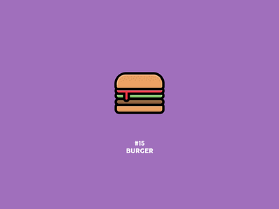#15 Burger design graphics icon illustration vector