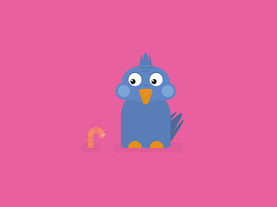 Bird bird character colors design illustration vector