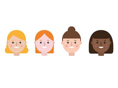 Character design 💁🏼 character colors design face flat illustration person vector