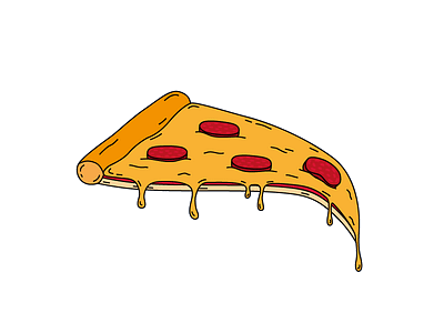 Pizza design drawing graphics illustration pizza sketch vector