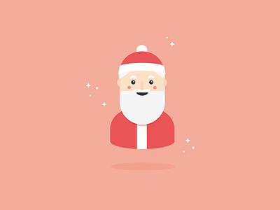 Santa character christmas colors design illustration santa vector