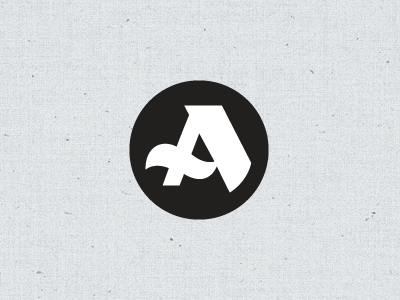 monogram ao black icon logo monogram whitem texture
