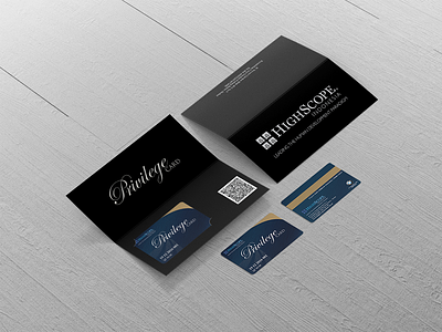 Highscope Medan Privilege Card & Packaging branding business card design highscope indonesia medan packaging printing privilege vip