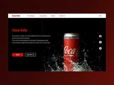 Coca-Cola branding coca dark design drink graphic design illustration logo travel app ux vector