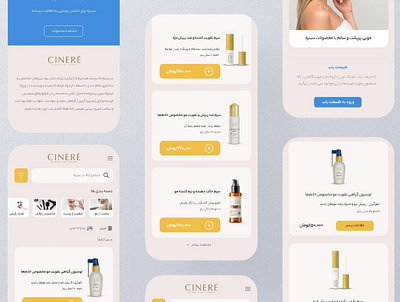 Cinere App application beauty branding clean design dark design graphic design illustration minimal travel app ui ux woman yellow