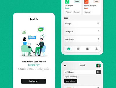 Job Finder App branding clean design graphic design illustration job job finder travel app ui ui design