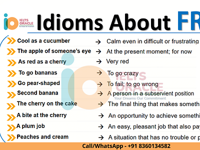 Idioms About Fruits