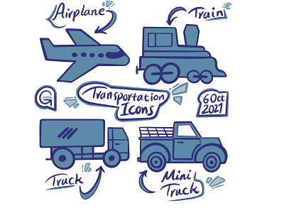 Vehicle (transportation) icons