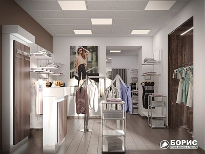 Clothing store "Magishop" interior design