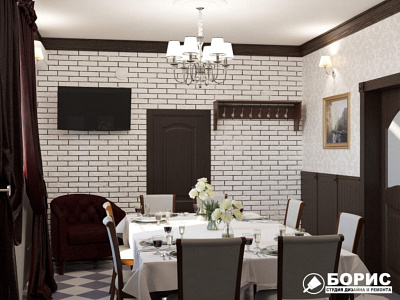 Restaurant "Milena" interior design