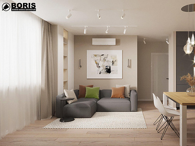 Apartment in a modern style design project