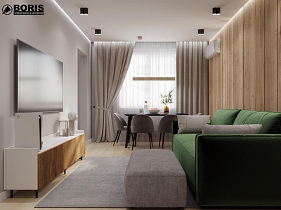 Apartment in a modern style design project