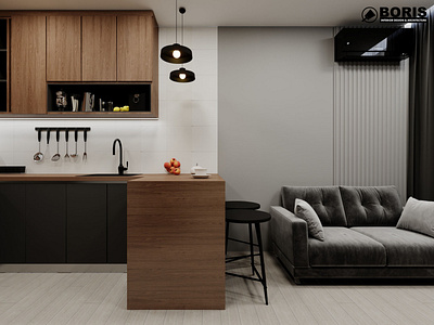 Apartment in a modern style design project