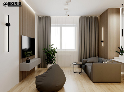 Apartment in a modern style design project design design project illustration interior interior architecture interior design interiors visualization