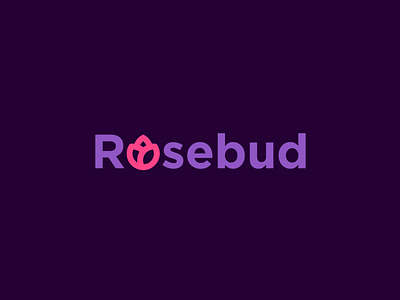 Rosebud branding design iconic logo logo design mark symbols vector