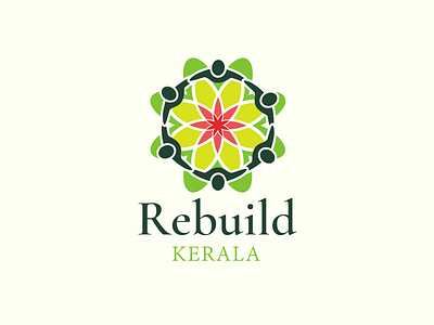 Rebuild Kerala branding design iconic logo logo design mark symbols vector