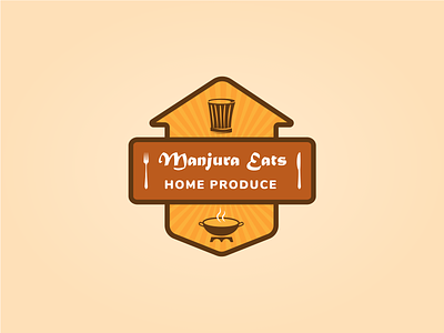 Manjura Eats branding design iconic illustration logo logo design mark symbols vector