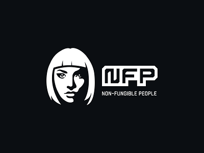 Non-Fungible People branding design iconic illustration logo logo design mark symbols vector