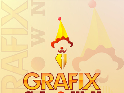 Grafix Clown Logo branding design graphic design icon illustration logo logo design vector