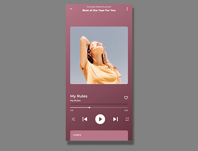 Music app entertainment music app music app design music app ui ui design uxdesign
