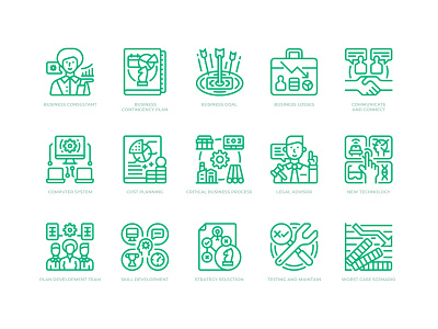 Business Continuity Plan icons business business continuity plan icon icon design icons planning