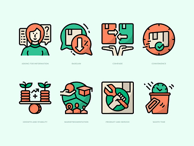 Customer Validation Icons Set business icon customer validation icon icon design marketing icons