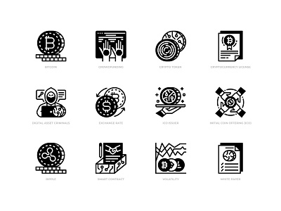 Digital Asset bitcoin crytopcurrency digital asset digital token icon icon design ripple