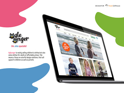 Ugleunger Children's Clothes Shop e commerce ugleunger ui ux webdesign