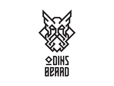 Odins Beard brand mark logo logo design mark odin viking