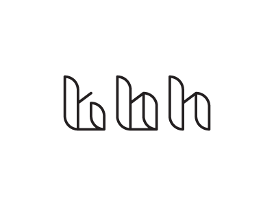 'tbh' The Brand Hierarchy brand hierarchy letters logo mark tbh type typography