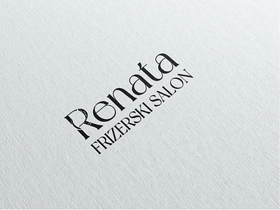 Visual Identity - Hair salon Renata branding graphic design hair hair salon logo logotype visual identity