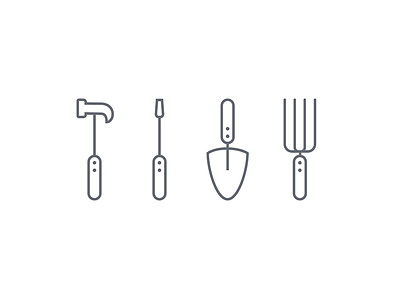 The handyman's tools icons