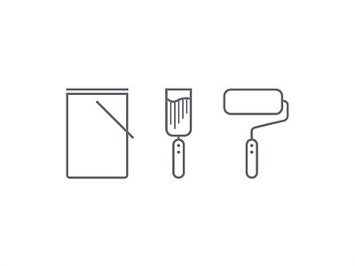 The painter's tools icons