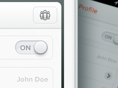 Secret iphone app apps checkbox icon interface ios iphone red ui white