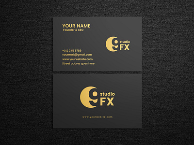 Luxury Business card design