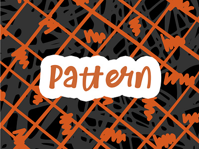 Orange Lines Pattern