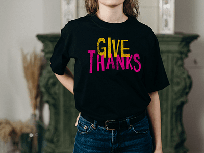 Give Thanks graphic design motion graphics