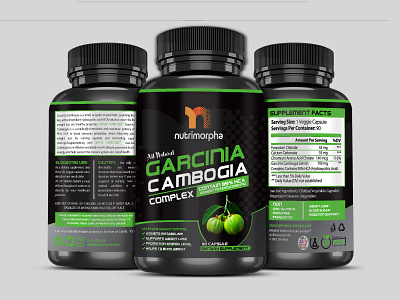 Garcinia Canbogia Label design graphic design label design supplyment