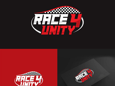 Race 4 Unity Logo design graphic design
