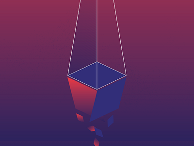 Prism illustration minimal