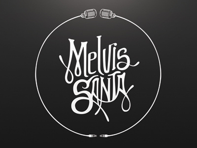 Melvis Santa´s Identity cuban identity logo melvis santa music singer typography