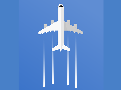 The Aeroplane clean design graphic design icon illustration logo minimal vector