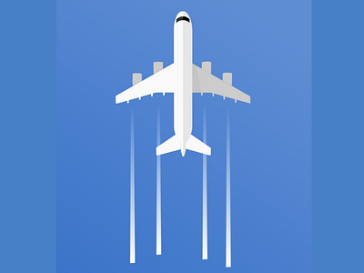 The Aeroplane clean design graphic design icon illustration logo minimal vector