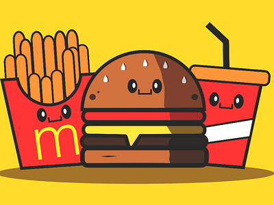 McDonald's Foods by Sandesh Kumar Behera on Dribbble